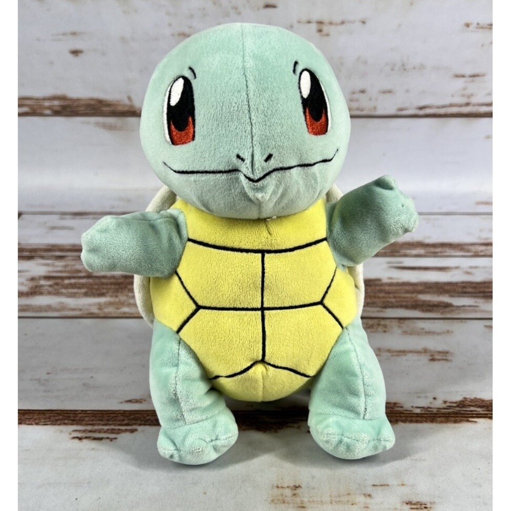 Authentic Pokemon Squirtle 8" Plush Stuffed Animal WCT Wicked Cool Toys Used